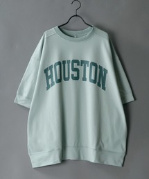 Oversize Heavy Weight College Print Sweat T-shirt/オーバーサイズ ヘビーウェイト カレッジプリント スウェット Tシャツ