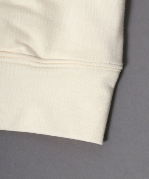 SITRY（シトリー）の「Oversize Heavy Weight College Print Sweat T-shirt/オーバーサイズ ヘビーウェイト カレッジプリント スウェット Tシャツ（Tシャツ/カットソー・メンズ・チャコールグレー/サックスブルー/グリーン/グレイッシュベージュ/キナリ・L/M）」の8枚目の写真