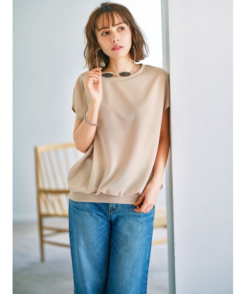 GeeRA(ジーラ)の「すっきりクルーネックカットソートップス(Tシャツ/カットソー・レディース・ブラック/ブルー/モカ/ライトベージュ/ピンク・LARGE/SMALL/X-LARGE/MEDIUM/XX-LARGE)」の15枚目の写真