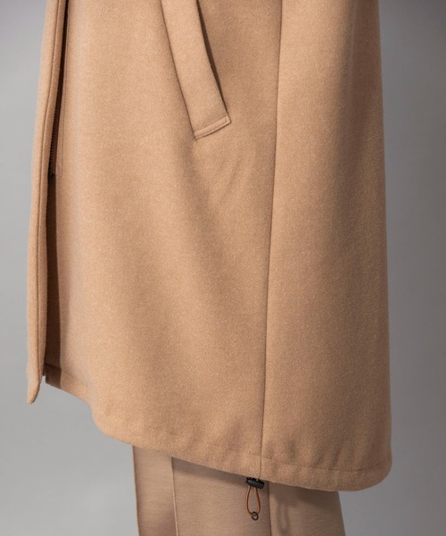 Munich（ミューニック）の「ウォームダブルジャージー＋【TAION】インナーダウン　３WAYモッズコート（モッズコート・レディース・ブラック/カーキ/キャメル・S/XS）」の10枚目の写真