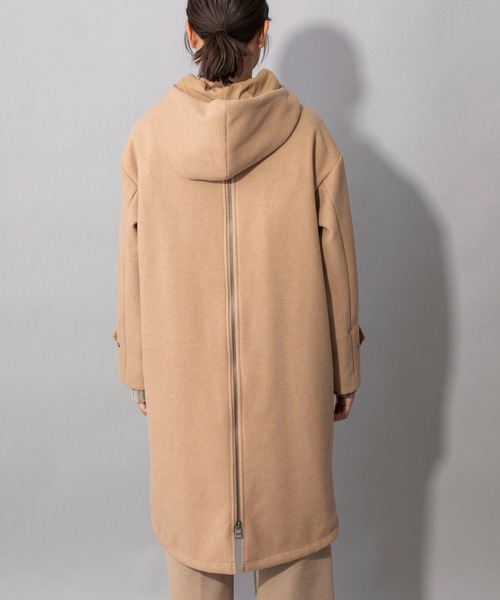 Munich（ミューニック）の「ウォームダブルジャージー＋【TAION】インナーダウン　３WAYモッズコート（モッズコート・レディース・ブラック/カーキ/キャメル・S/XS）」の5枚目の写真