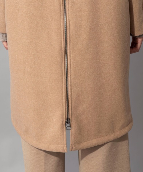 Munich（ミューニック）の「ウォームダブルジャージー＋【TAION】インナーダウン　３WAYモッズコート（モッズコート・レディース・ブラック/カーキ/キャメル・S/XS）」の11枚目の写真