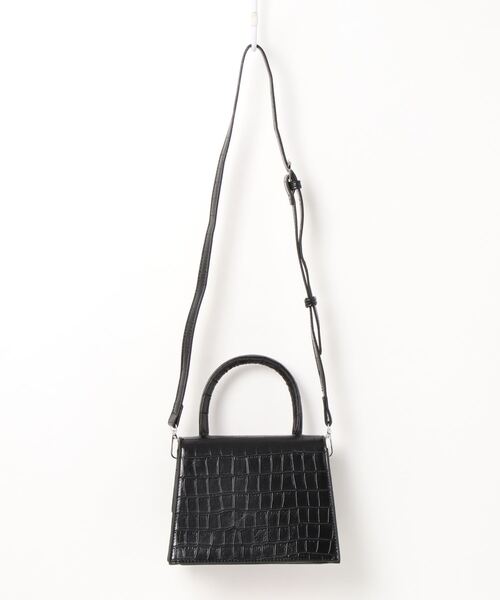 prose verse（プロズヴェール）の「2wayクロコミニショルダー（ショルダーバッグ・レディース・オフホワイト/キャメル/ブラック・ﾌﾘ-）」の19枚目の写真