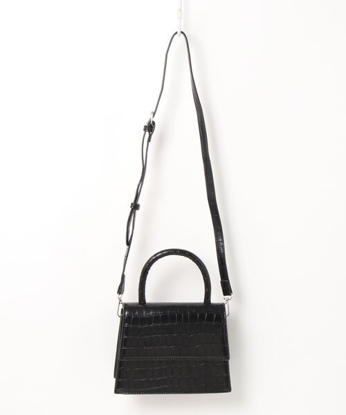 prose verse（プロズヴェール）の「2wayクロコミニショルダー（ショルダーバッグ・レディース・オフホワイト/キャメル/ブラック・ﾌﾘ-）」の6枚目の写真