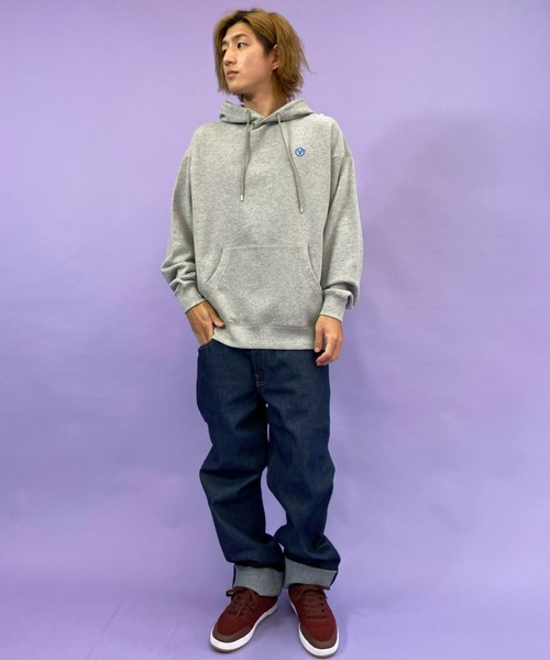 VANS（バンズ）の「VANS/バンズ ルーズシルエット　バックプリントパーカー 121K1030200（パーカー・メンズ・ブラック/イエロー/グレー・XL/S/M/L）」の17枚目の写真