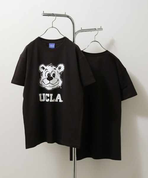 UCLA(ユーシーエルエー)の「カレッジロゴプリント USコットン UCLA ビッグシルエット半袖アソートTシャツ(Tシャツ/カットソー・メンズ・ホワイト/ダークグリーン/ネイビー/ホワイト系/ホワイト系1/ホワイト系2/ホワイト系4/ブラック系/ブラック系2/グリーン系1/グリーン系4/ネイビー系/ネイビー系1/ネイビー系3/ネイビー系4・MEDIUM/LARGE)」の6枚目の写真