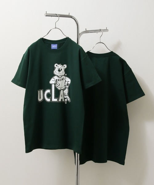 UCLA(ユーシーエルエー)の「カレッジロゴプリント USコットン UCLA ビッグシルエット半袖アソートTシャツ(Tシャツ/カットソー・メンズ・ホワイト/ダークグリーン/ネイビー/ホワイト系/ホワイト系1/ホワイト系2/ホワイト系4/ブラック系/ブラック系2/グリーン系1/グリーン系4/ネイビー系/ネイビー系1/ネイビー系3/ネイビー系4・MEDIUM/LARGE)」の8枚目の写真