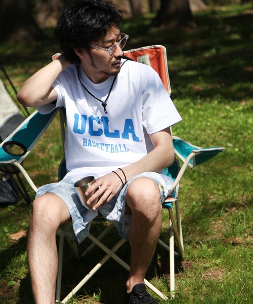 UCLA(ユーシーエルエー)の「カレッジロゴプリント USコットン UCLA ビッグシルエット半袖アソートTシャツ(Tシャツ/カットソー・メンズ・ホワイト/ダークグリーン/ネイビー/ホワイト系/ホワイト系1/ホワイト系2/ホワイト系4/ブラック系/ブラック系2/グリーン系1/グリーン系4/ネイビー系/ネイビー系1/ネイビー系3/ネイビー系4・MEDIUM/LARGE)」の16枚目の写真
