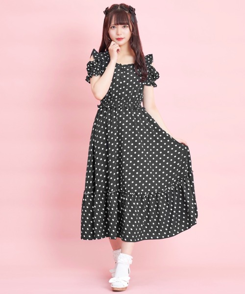 Secret Honey シェル刺繍マキシワンピース Secret Honey（シークレットハニー）の「シェル刺繍マキシ