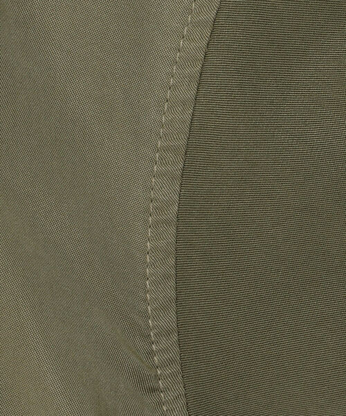 AVIREX（アヴィレックス）の「カラーコンビロングシャツワンピース/ COLOR COMBI LONG SHIRT ONEPIECE（シャツワンピース・レディース・ライトブルー/オリーブ/チャコールグレー・FREE）」の13枚目の写真