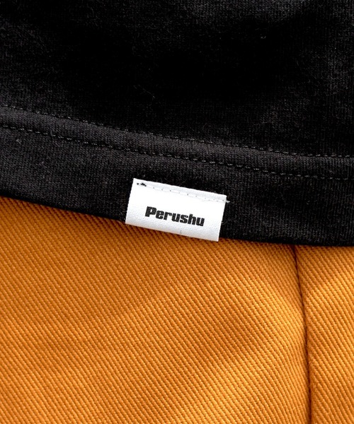 Perushu(ペルーシュ)の「レトロアソートプリントTシャツ(Tシャツ/カットソー・メンズ・ホワイト/ブラック/オフホワイト/ダークブルー・MEDIUM/LARGE)」の14枚目の写真