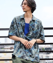 ８(eight) | 総柄プリント半袖シャツ(シャツ/ブラウス)