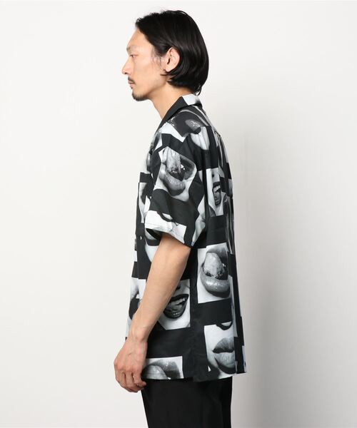 ８(eight)（エイト）の「総柄プリント半袖シャツ（シャツ/ブラウス・メンズ・ワインレッド/ホワイト系その他/ブラック系その他/ホワイト系その他2/ホワイト系その他3/ブラック系その他2/ブラック系その他3/ブラック系その他4・MEDIUM/LARGE）」の9枚目の写真