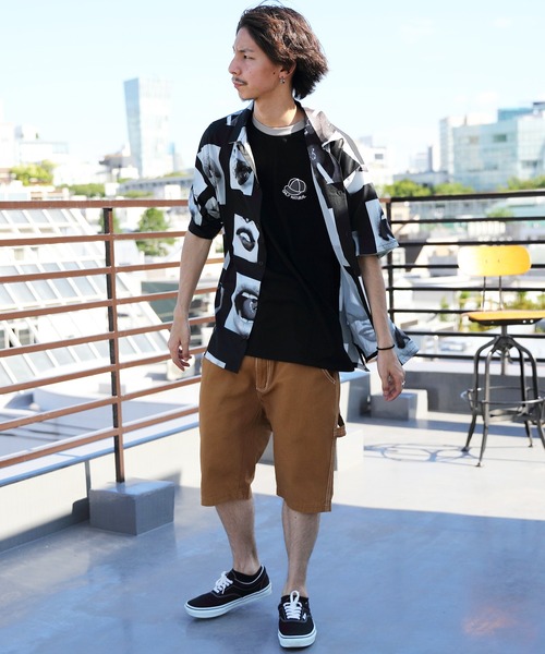 ８(eight)（エイト）の「総柄プリント半袖シャツ（シャツ/ブラウス・メンズ・ワインレッド/ホワイト系その他/ブラック系その他/ホワイト系その他2/ホワイト系その他3/ブラック系その他2/ブラック系その他3/ブラック系その他4・MEDIUM/LARGE）」の20枚目の写真