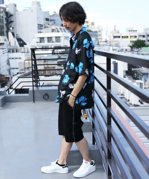 ８(eight)（エイト）の「総柄プリント半袖シャツ（シャツ/ブラウス・メンズ・ワインレッド/ホワイト系その他/ブラック系その他/ホワイト系その他2/ホワイト系その他3/ブラック系その他2/ブラック系その他3/ブラック系その他4・MEDIUM/LARGE）」の16枚目の写真