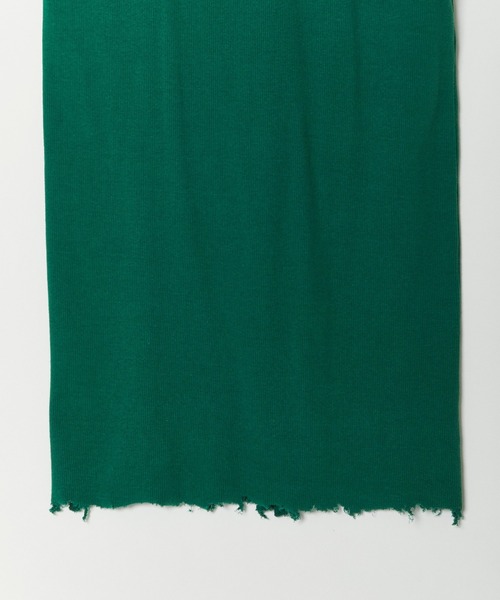 WHO'S WHO gallery（フーズフーギャラリー）の「リブナローワンピース（ワンピース・レディース・ブラック/グリーン/オートミール・FREE）」の5枚目の写真