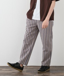 オーガニックコットンバティックワイドイージーパンツ