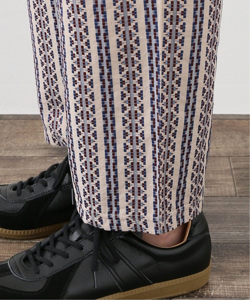 417 EDIFICE（フォーワンセブンエディフィス）の「オーガニックコットンバティックワイドイージーパンツ（スラックス・メンズ・ブラック/ブルー・MEDIUM/LARGE）」の13枚目の写真