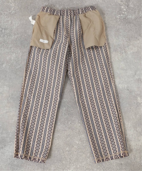 417 EDIFICE（フォーワンセブンエディフィス）の「オーガニックコットンバティックワイドイージーパンツ（スラックス・メンズ・ブラック/ブルー・MEDIUM/LARGE）」の14枚目の写真