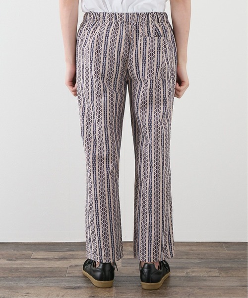 417 EDIFICE（フォーワンセブンエディフィス）の「オーガニックコットンバティックワイドイージーパンツ（スラックス・メンズ・ブラック/ブルー・MEDIUM/LARGE）」の6枚目の写真