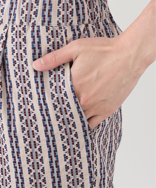 417 EDIFICE（フォーワンセブンエディフィス）の「オーガニックコットンバティックワイドイージーパンツ（スラックス・メンズ・ブラック/ブルー・MEDIUM/LARGE）」の10枚目の写真