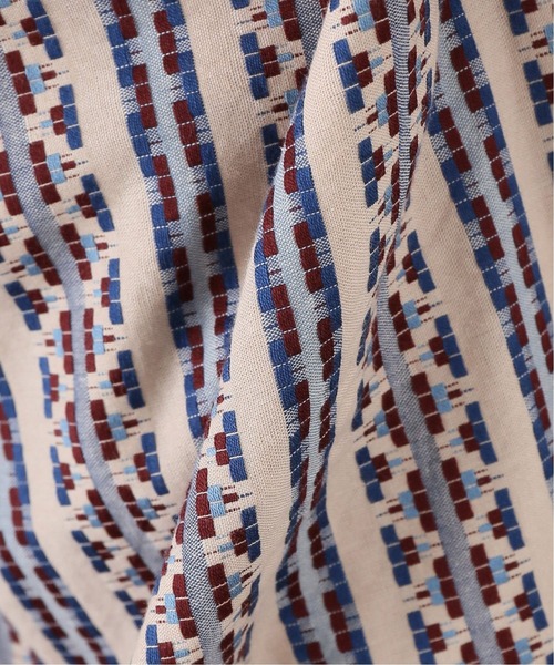 417 EDIFICE（フォーワンセブンエディフィス）の「オーガニックコットンバティックワイドイージーパンツ（スラックス・メンズ・ブラック/ブルー・MEDIUM/LARGE）」の12枚目の写真