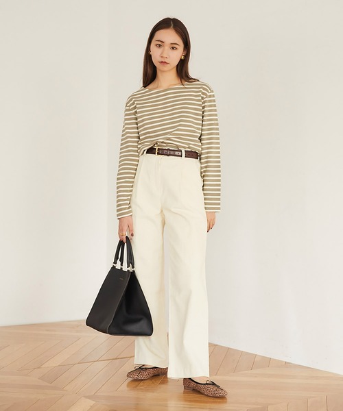カットソー(長袖/七分) TODAYFUL - RB basic border top randeboo RANDEBOO（ランデブー）の「Basic border top（Tシャツ