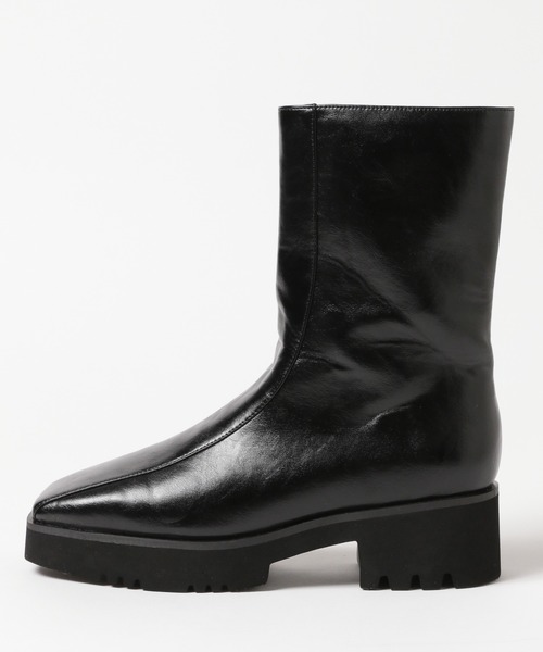 PAGEBOY(ページボーイ)の「スクエアハーフブーツ(ブーツ・レディース・ブラック/ブラウン系その他・MEDIUM/LARGE)」の9枚目の写真