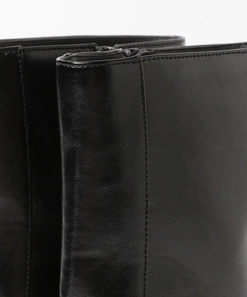 PAGEBOY(ページボーイ)の「スクエアハーフブーツ(ブーツ・レディース・ブラック/ブラウン系その他・MEDIUM/LARGE)」の8枚目の写真