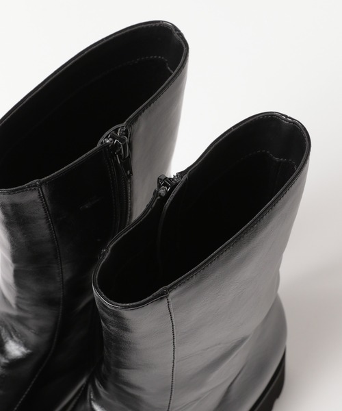 PAGEBOY(ページボーイ)の「スクエアハーフブーツ(ブーツ・レディース・ブラック/ブラウン系その他・MEDIUM/LARGE)」の6枚目の写真