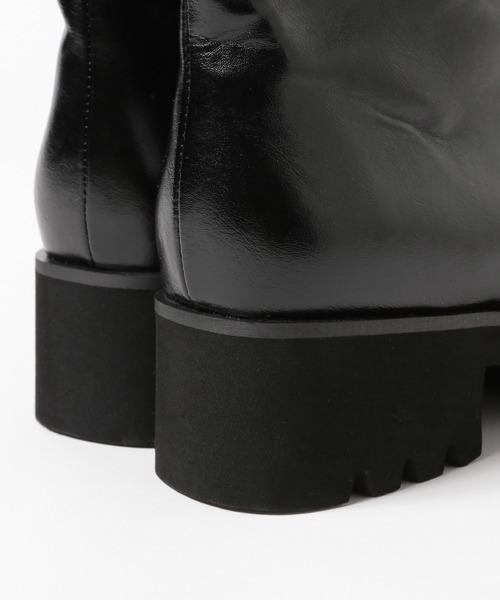 PAGEBOY(ページボーイ)の「スクエアハーフブーツ(ブーツ・レディース・ブラック/ブラウン系その他・MEDIUM/LARGE)」の10枚目の写真