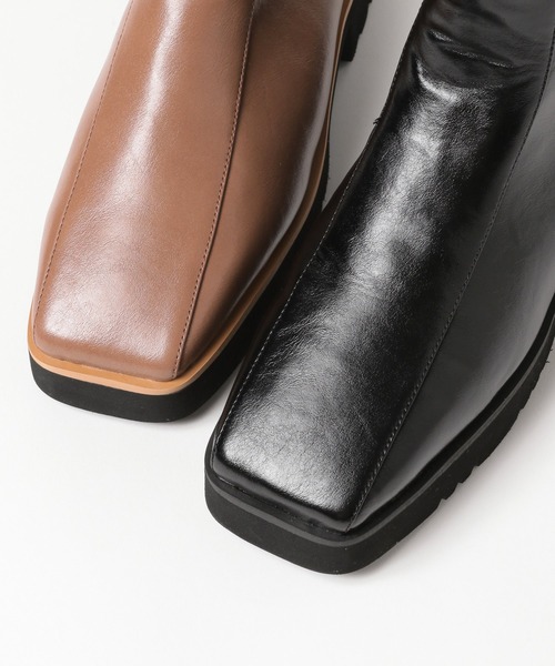 PAGEBOY(ページボーイ)の「スクエアハーフブーツ(ブーツ・レディース・ブラック/ブラウン系その他・MEDIUM/LARGE)」の15枚目の写真