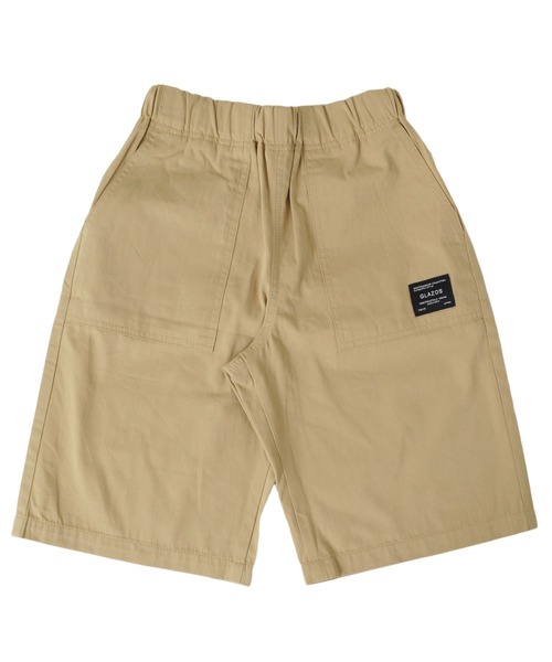 GLAZOS(グラソス)の「ベイカーハーフパンツ(その他パンツ・キッズ・ブラック/ベージュ/カーキ/インディゴブルー/ブルー・130cm/140cm/150cm/160cm/170cm)」の3枚目の写真