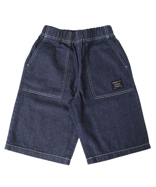 GLAZOS(グラソス)の「ベイカーハーフパンツ(その他パンツ・キッズ・ブラック/ベージュ/カーキ/インディゴブルー/ブルー・130cm/140cm/150cm/160cm/170cm)」の6枚目の写真