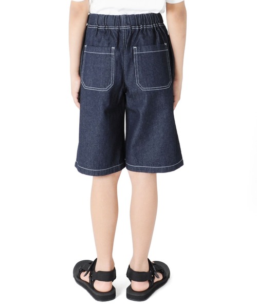 GLAZOS(グラソス)の「ベイカーハーフパンツ(その他パンツ・キッズ・ブラック/ベージュ/カーキ/インディゴブルー/ブルー・130cm/140cm/150cm/160cm/170cm)」の9枚目の写真