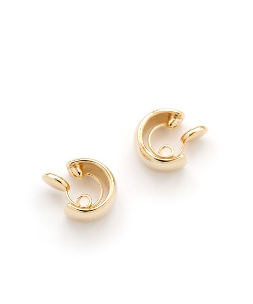 colleca la(コレカラ)の「miniループフィット・プランプフープイヤリング(イヤリング・レディース・シルバー/ゴールド/ピンクゴールド・フリ-)」の8枚目の写真