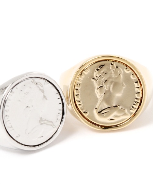 LOWRYS FARM（ローリーズファーム）の「コインリング　214541（リング・レディース・シルバー/ゴールド・FREE）」の7枚目の写真