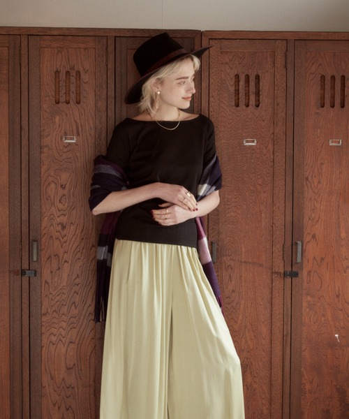 DRWCYS（ドロシーズ）の「ウォッシャブルウールチェックストール（ストール/ショール・レディース・ベージュ/ネイビー/ピンク・FREE）」の9枚目の写真