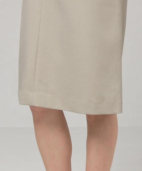 closet story（クローゼットストーリー）の「＜closet story（クローゼットストーリー）＞ Iライン キーネック ジャンパースカート -ウォッシャブル-（ジャンパースカート・レディース・ライトグレー/ブラック・FREE）」の15枚目の写真