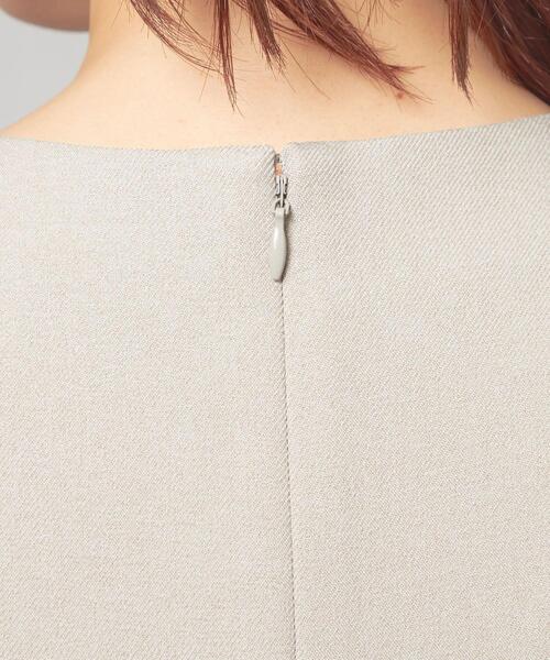 closet story（クローゼットストーリー）の「＜closet story（クローゼットストーリー）＞ Iライン キーネック ジャンパースカート -ウォッシャブル-（ジャンパースカート・レディース・ライトグレー/ブラック・FREE）」の17枚目の写真