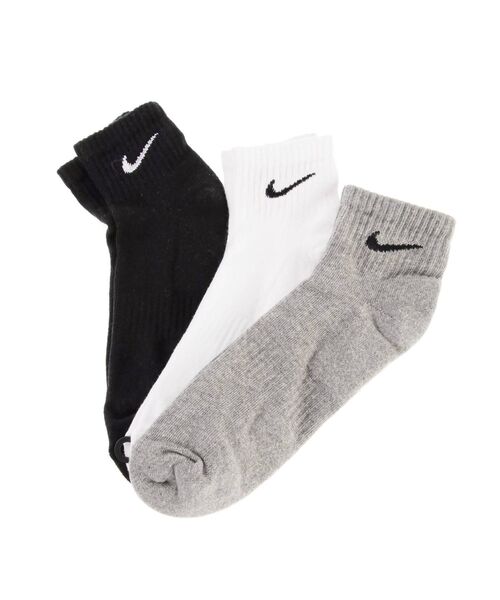 NIKE（ナイキ）の「【NIKE】3P エブリデイ クッション クウォーター ソッ（その他雑貨・メンズ・ホワイト/その他1・LARGE）」の3枚目の写真