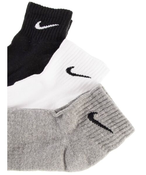 NIKE（ナイキ）の「【NIKE】3P エブリデイ クッション クウォーター ソッ（その他雑貨・メンズ・ホワイト/その他1・LARGE）」の7枚目の写真