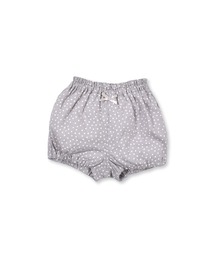 BeBe（ベベ）の「BeBe/ドットプリントクレープギャザーブルマカボチャパンツベビー（80~90cm）（その他パンツ・キッズ）」