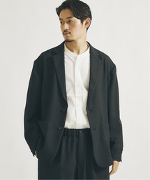 【ジャケット+パンツの2点SET】【DADS】オーバーサイズ メランジオックス セットアップ