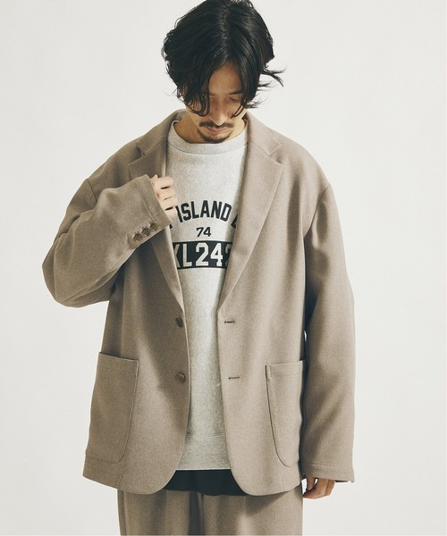 JOURNAL STANDARD(ジャーナルスタンダード)の「【ジャケット+パンツの2点SET】【DADS】オーバーサイズ メランジオックス セットアップ(セットアップ・メンズ・ベージュ/ブラウン/ブラック・SMALL/LARGE/MEDIUM)」の15枚目の写真