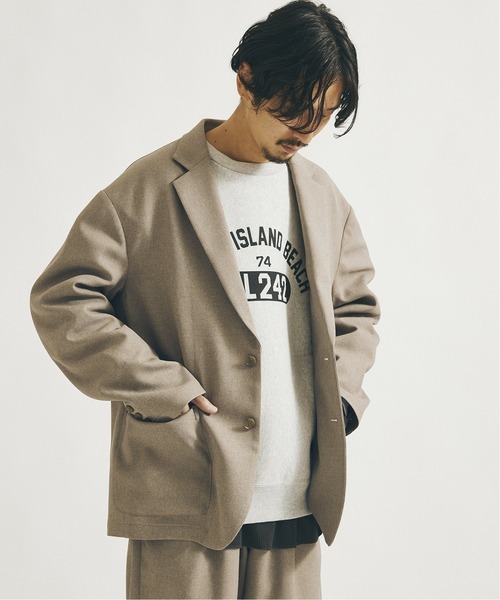 JOURNAL STANDARD(ジャーナルスタンダード)の「【ジャケット+パンツの2点SET】【DADS】オーバーサイズ メランジオックス セットアップ(セットアップ・メンズ・ベージュ/ブラウン/ブラック・SMALL/LARGE/MEDIUM)」の16枚目の写真