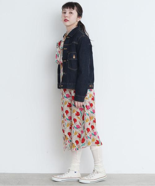 CHILD WOMAN（チャイルドウーマン）の「GRANDICH WOOLフライス レギンス（レギンス/スパッツ・レディース・レッド/サックスブルー/アイボリー/ブラック・FREE）」の5枚目の写真