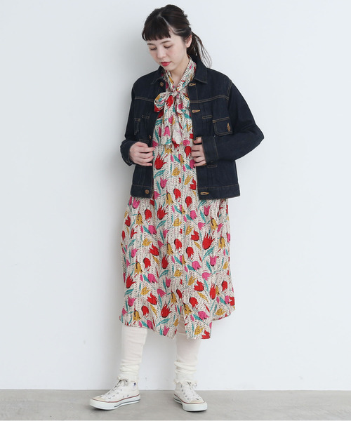 CHILD WOMAN（チャイルドウーマン）の「GRANDICH WOOLフライス レギンス（レギンス/スパッツ・レディース・レッド/サックスブルー/アイボリー/ブラック・FREE）」の7枚目の写真