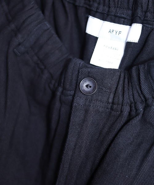 AFYF（エーエフワイエフ）の「【セットアップ対応】AFYF MOBILERPANT for 11 Pro/デニム ツイル モバイルポケットパンツ（デニムパンツ・メンズ・ブラック/インディゴブルー/ケミカルウォッシュ・FREE）」の6枚目の写真