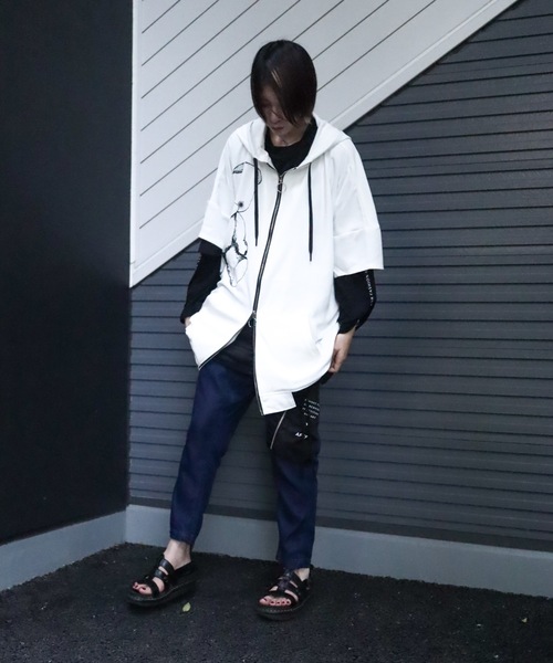 AFYF（エーエフワイエフ）の「【セットアップ対応】AFYF MOBILERPANT for 11 Pro/デニム ツイル モバイルポケットパンツ（デニムパンツ・メンズ・ブラック/インディゴブルー/ケミカルウォッシュ・FREE）」の12枚目の写真